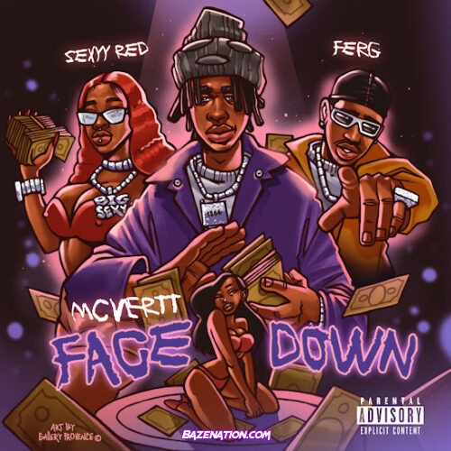 MCVERTT Face Down (Sped Up) (feat. A$AP Ferg and Sexyy Red) Mp3 Download